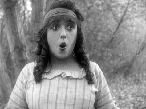 Mabel Normand in Won in a Cupboard (1914) National Film Preservation Foundation