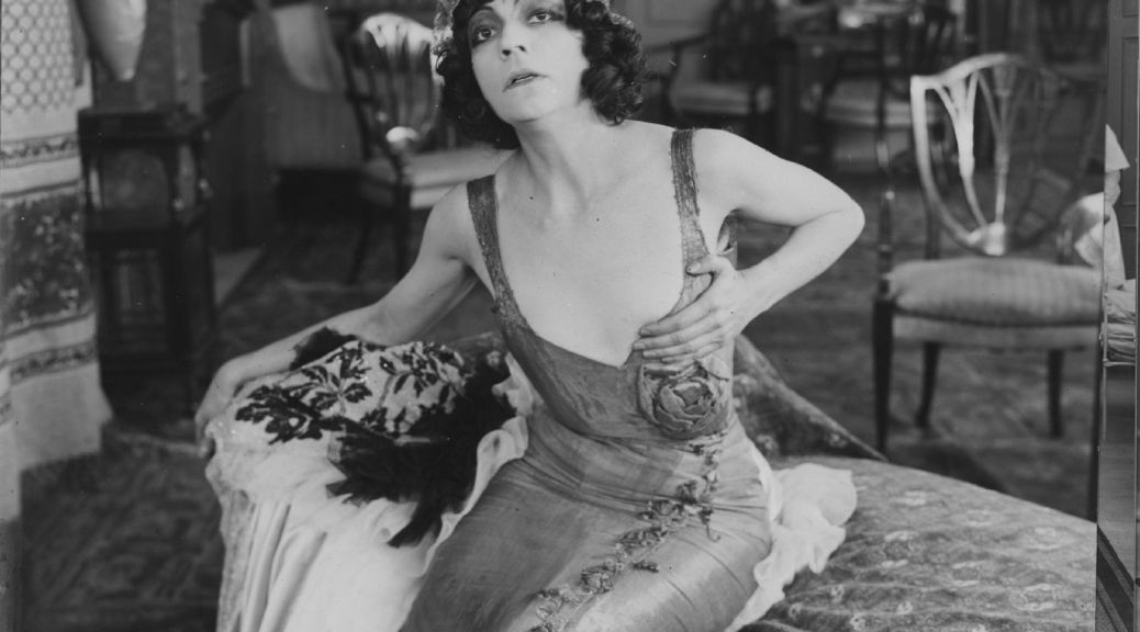 Asta Nielsen in The Film Primadonna (1913)